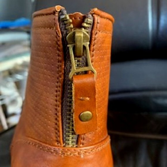 NWT Men's XRay Shoes Bond Demi Boot Laceup Cognac with Zipper ( US 11/EU 46) - Picture 3 of 9